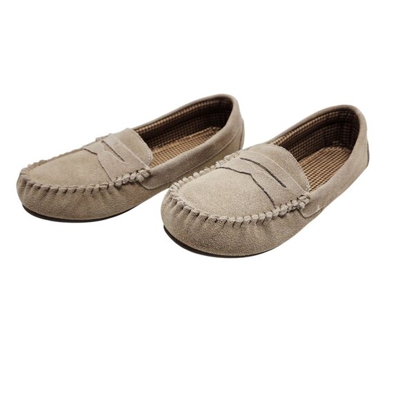 Rheson Womens Suede Loafers Size 10 Beige - Picture 5 of 14